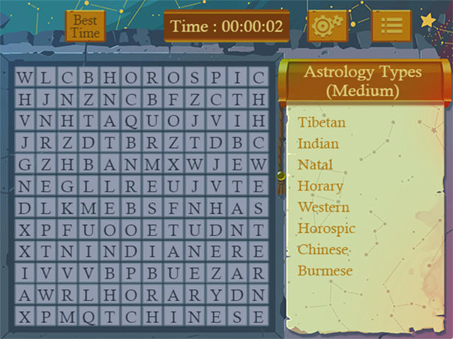 Astrologie Wortsuche